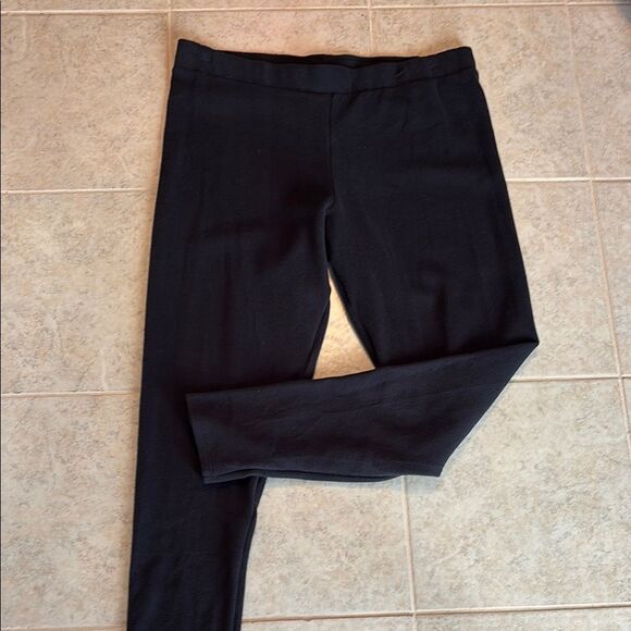 Simply Vera Vera Wang Black Fleece like Pants/Leggings - Picture 1 of 7